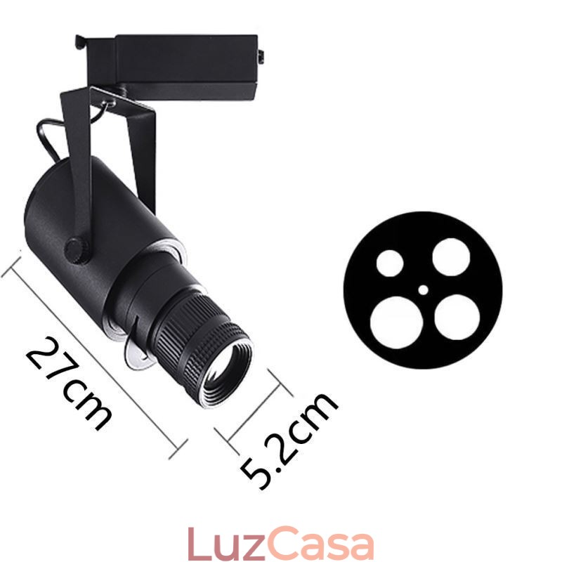 Spot Light Stage KTV Teto Spotlight 4 Níveis de Ajuste de Abertura