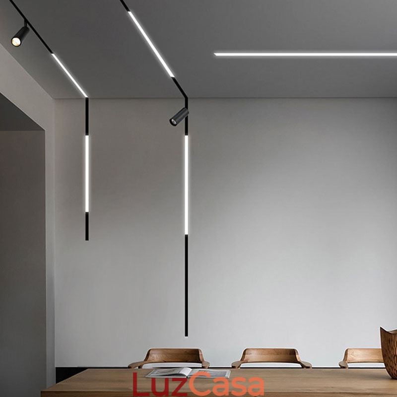 Holofote de Trilho Magnético Holofote Rebaixado Holofote