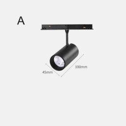 Holofote de Trilho Magnético Holofote Rebaixado Holofote