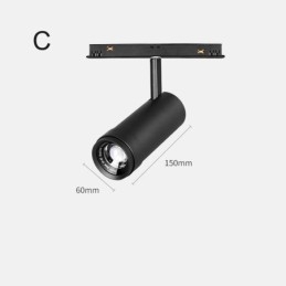 Holofote de Trilho Magnético Holofote Rebaixado Holofote