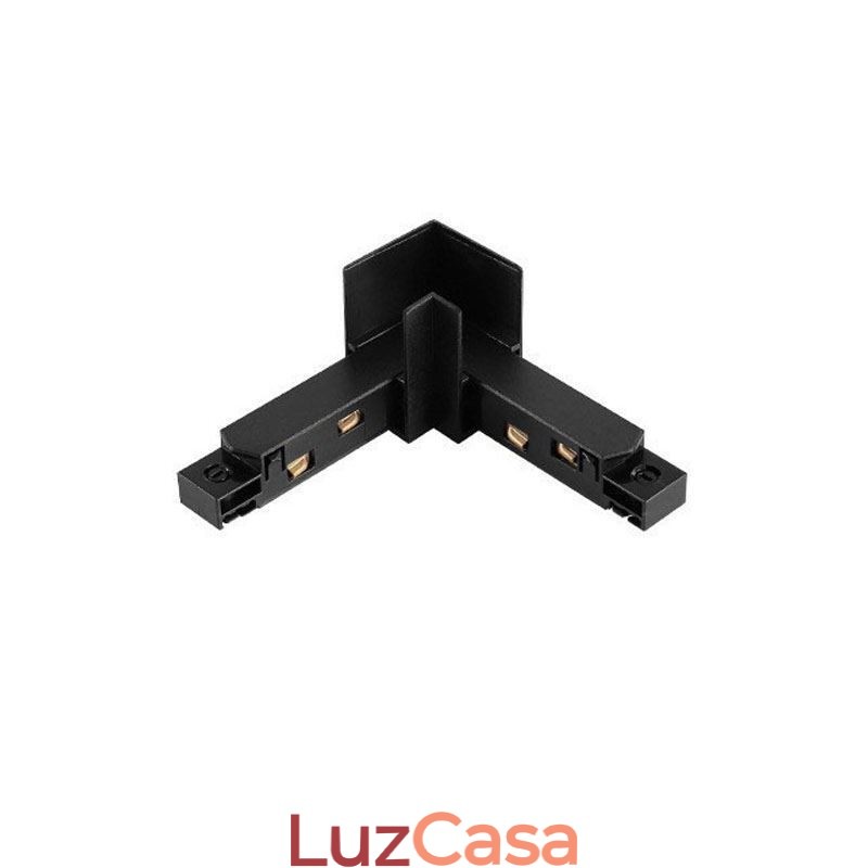 Acessórios de iluminação de trilho magnético Conexão de canto de trilho de trilho embutido