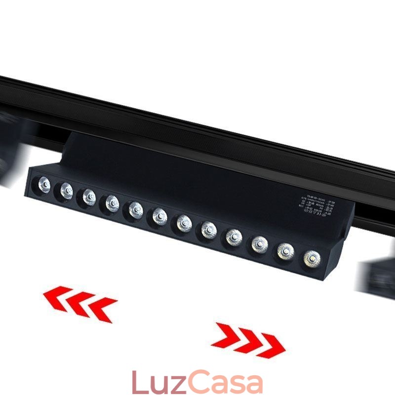 Holofote de grade de trilho embutido Holofote de faixa de trilho Holofote de grade dobrável magnética 36V