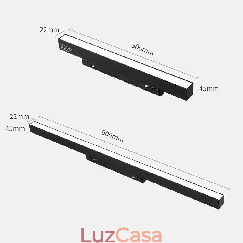 Track Linear Light Recesso Magnético Holofote 36V
