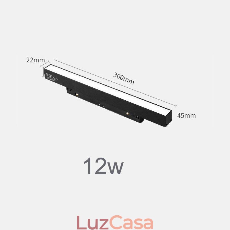Track Linear Light Recesso Magnético Holofote 36V