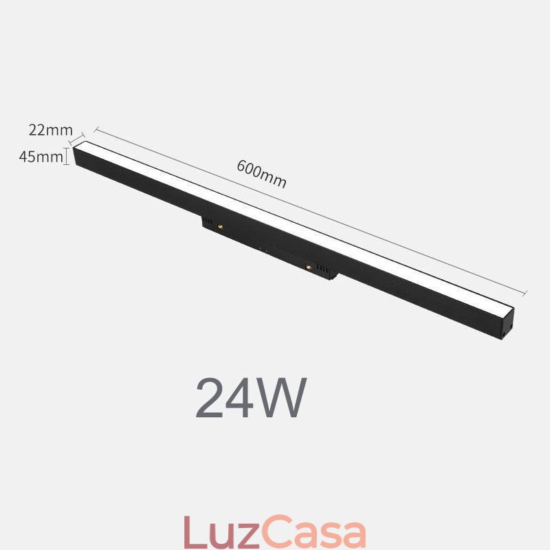 Track Linear Light Recesso Magnético Holofote 36V