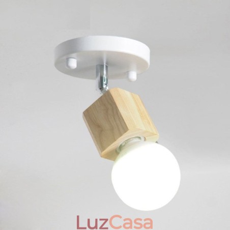Mini holofote simples moderno luz de teto branca (luz única) Mini holofote simples moderno luz de teto branca (luz única)