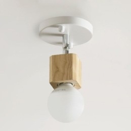 Mini holofote simples moderno luz de teto branca (luz única)