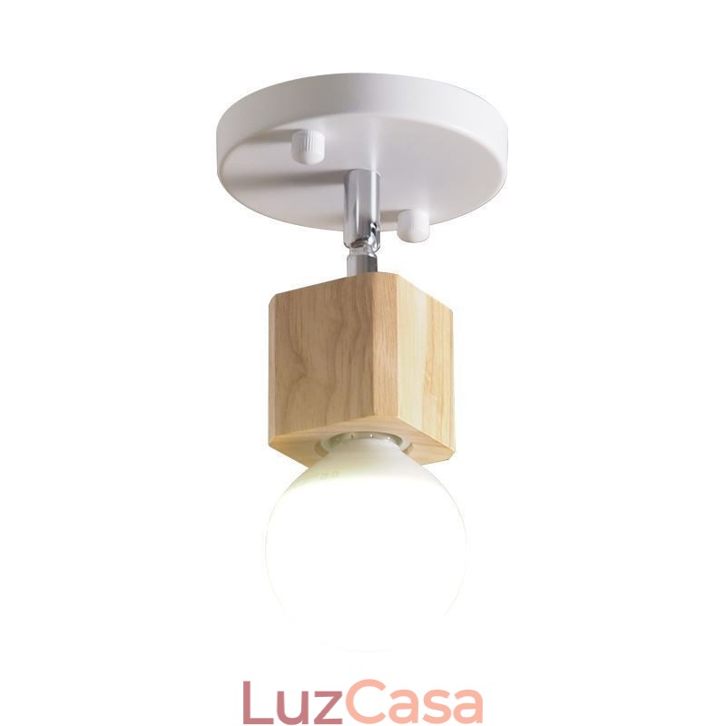 Mini holofote simples moderno luz de teto branca (luz única)