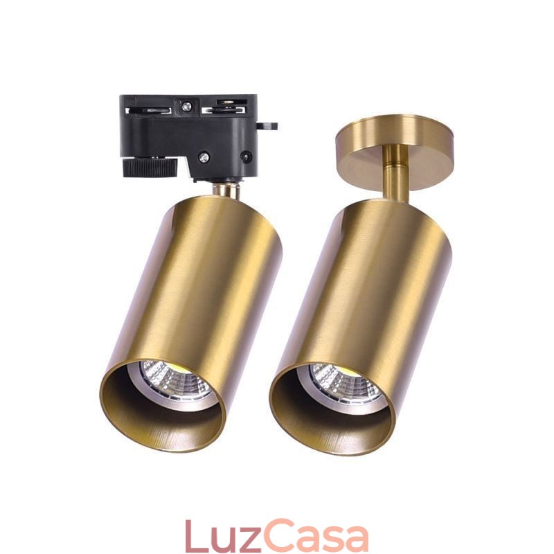 Modern Simple Spotlight Alumínio Trilho de teto Luz