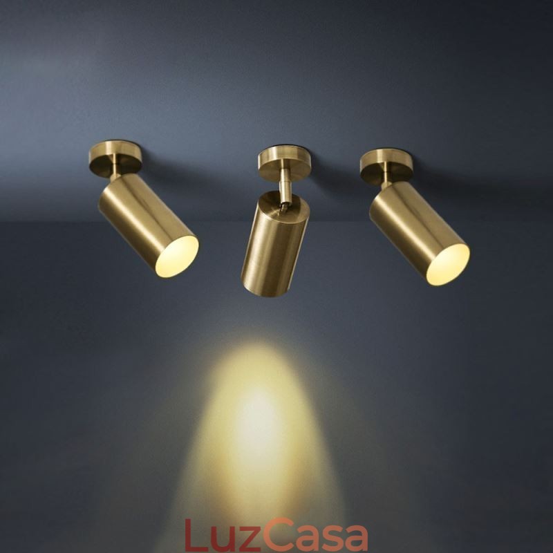 Modern Simple Spotlight Alumínio Trilho de teto Luz