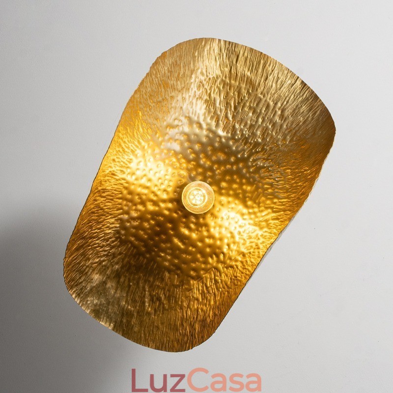 Luminária pendente clássica tradicional de latão puro em metal