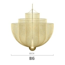 Nordic Grid Designer Criativo e Único Forma Arte Luminária Decorativa Pendente