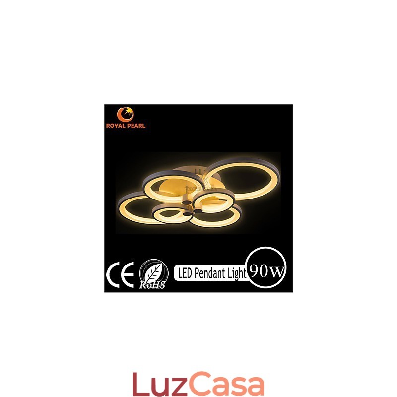 Luminária pendente de acrílico com design elegante