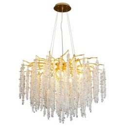 Lustre de cristal moderno e requintado