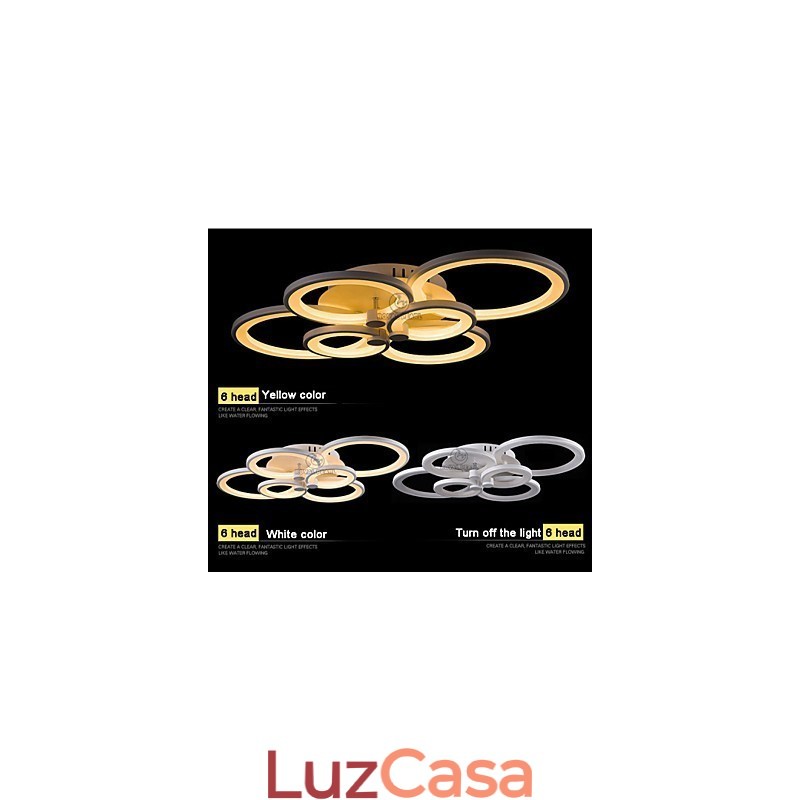 Luminária pendente de acrílico com design elegante