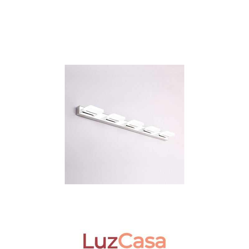 Apliques de parede Iluminação de banheiro Moderno Contemporâneo Metal