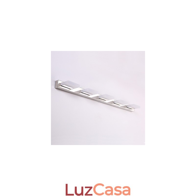 Apliques de parede Iluminação de banheiro Moderno Contemporâneo Metal
