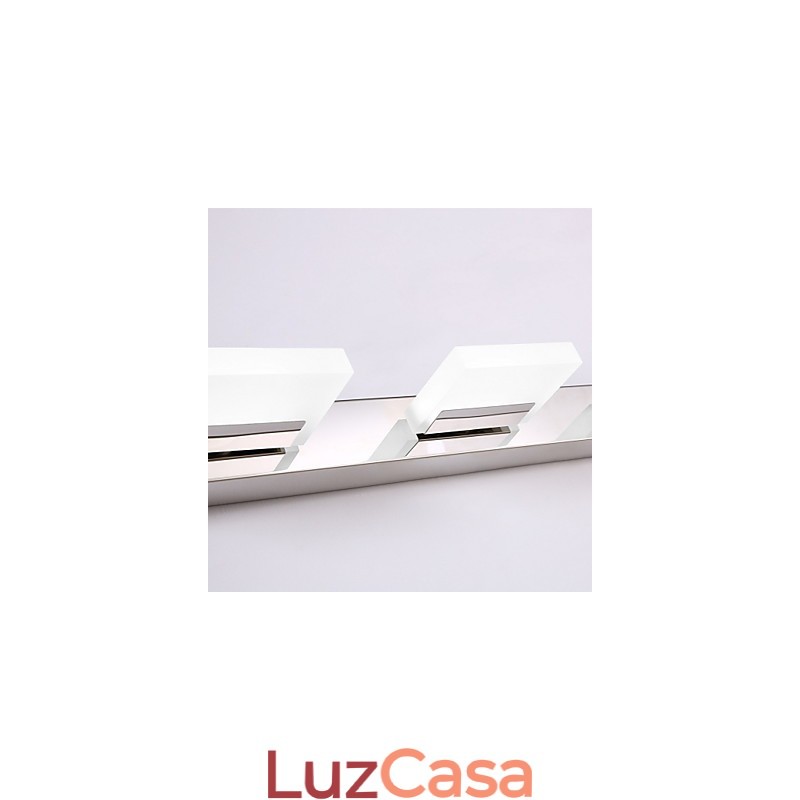Apliques de parede Iluminação de banheiro Moderno Contemporâneo Metal