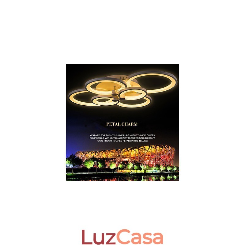 Luminária pendente de acrílico com design elegante
