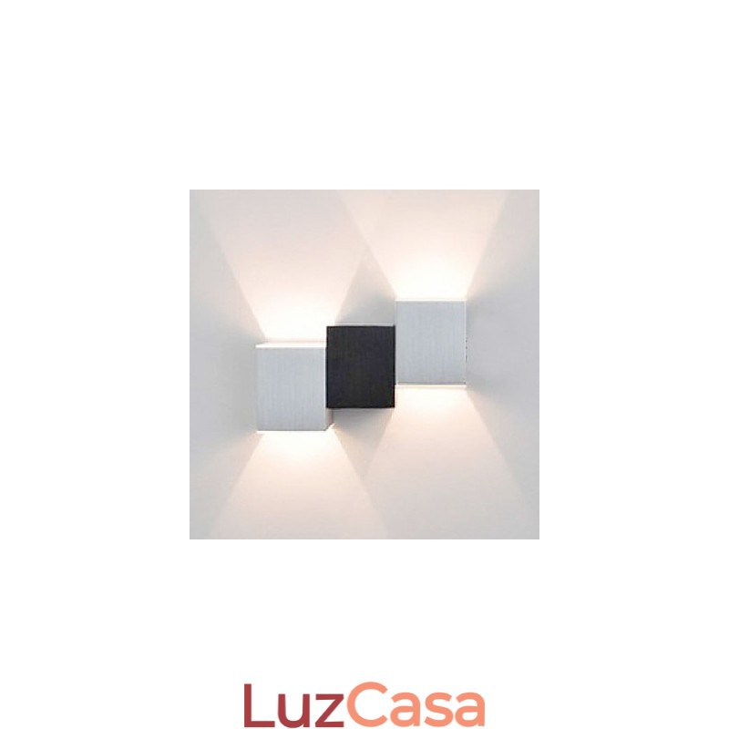 Mini Estilo Flush Mount Wall Lights Moderno Contemporâneo Metal