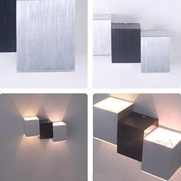 Mini Estilo Flush Mount Wall Lights Moderno Contemporâneo Metal