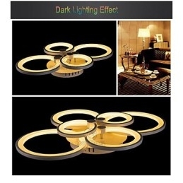 Luminária pendente de acrílico com design elegante