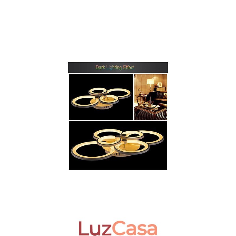 Luminária pendente de acrílico com design elegante