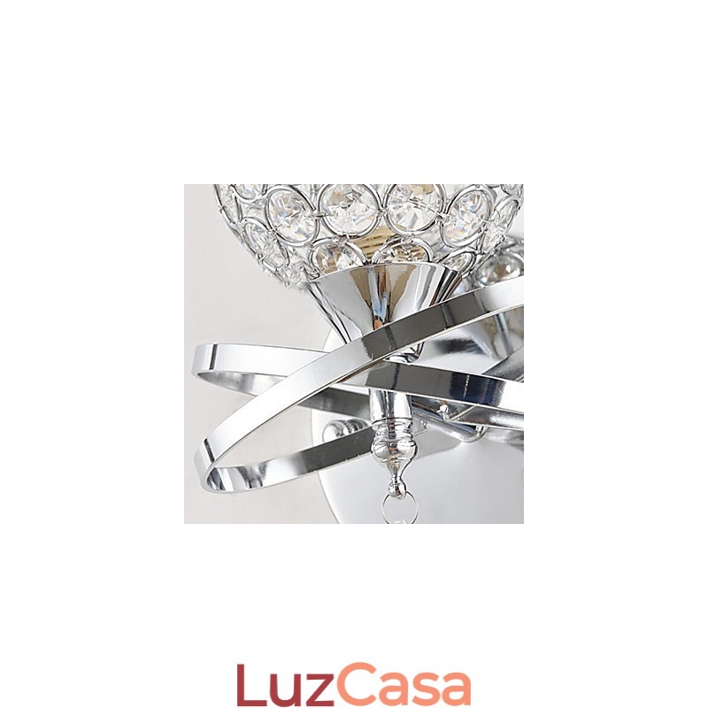 Apliques de parede de cristal Metal moderno e contemporâneo