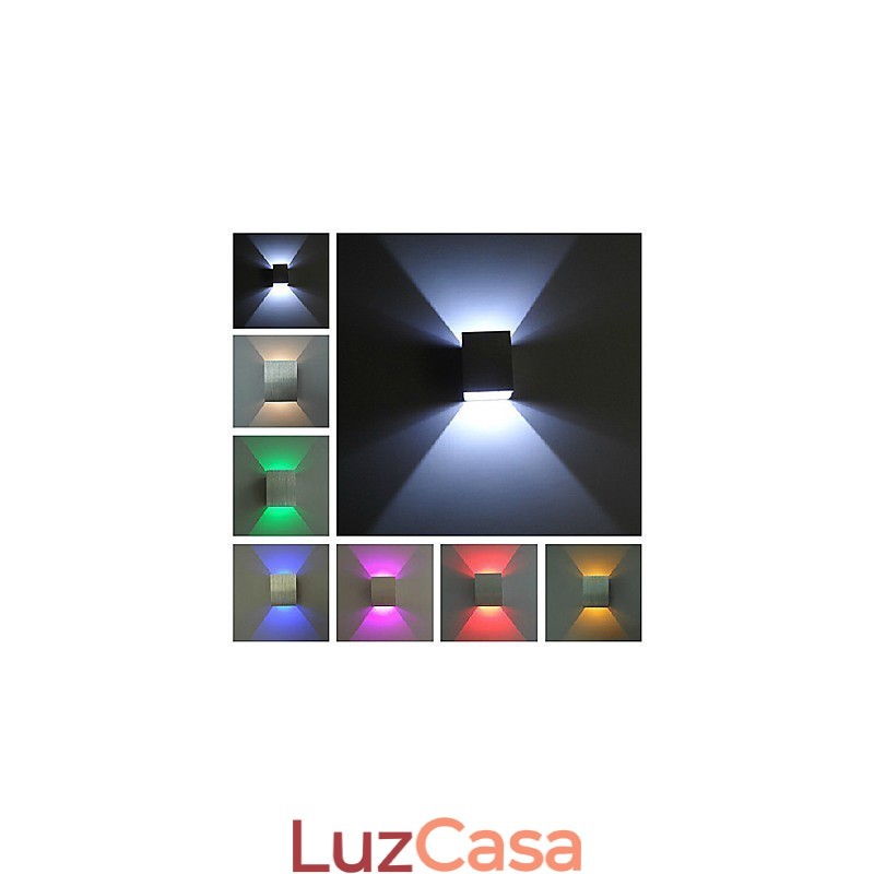 Luminária de parede moderna cores variadas