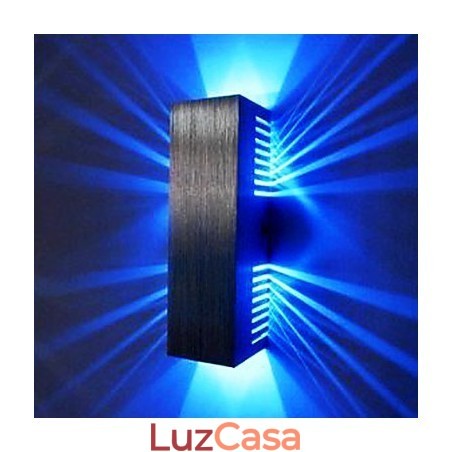 Luminária de parede moderna com design de luz difusa 2 tons cúbicos Luminária de parede moderna com design de luz difusa 2 tons cúbicos