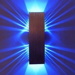 Luminária de parede moderna com design de luz difusa 2 tons cúbicos