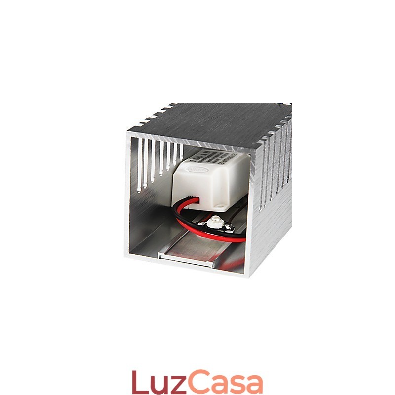 Luminária de parede moderna com design de luz difusa 2 tons cúbicos