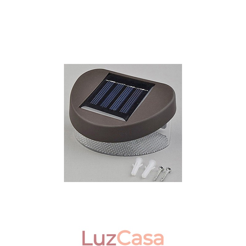 Caminho de luz solar de luz branca, montagem em parede, paisagem, jardim, cerca, luz