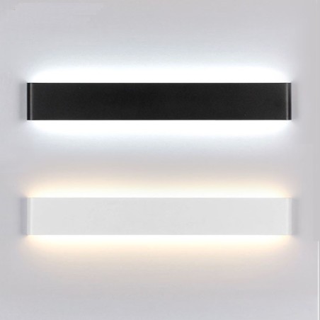 Luminárias de parede contemporâneas longas e modernas e arandelas para iluminação interna de parede de metal IP 44 para banheiro, quarto, sala de estar Luminárias de parede contemporâneas longas e modernas e arandelas para iluminação interna de parede de metal IP 44 para banheiro, quarto, sala de estar