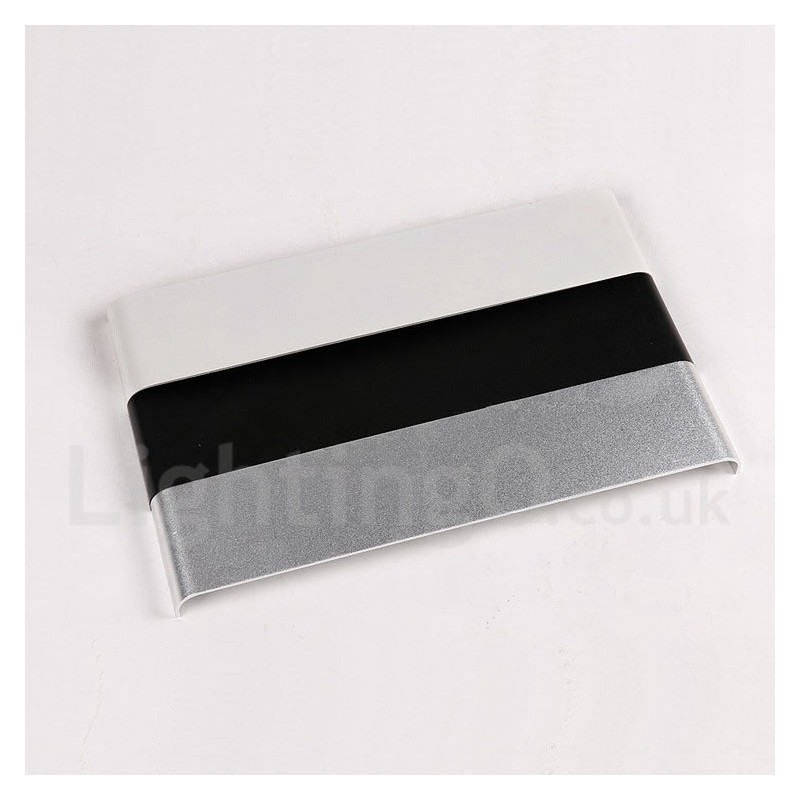 Luminárias de parede contemporâneas longas e modernas e arandelas para iluminação interna de parede de metal IP 44 para banheiro, quarto, sala de estar