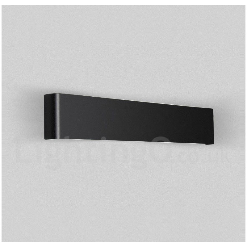 Luminárias de parede contemporâneas longas e modernas e arandelas para iluminação interna de parede de metal IP 44 para banheiro, quarto, sala de estar
