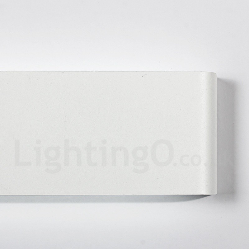 Luminárias de parede contemporâneas longas e modernas e arandelas para iluminação interna de parede de metal IP 44 para banheiro, quarto, sala de estar