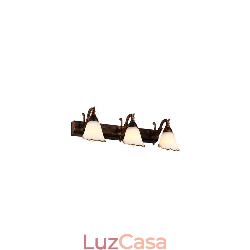 Arandelas de parede Iluminação de banheiro Luzes de parede de leitura Mini estilo rústico Lodge Metal