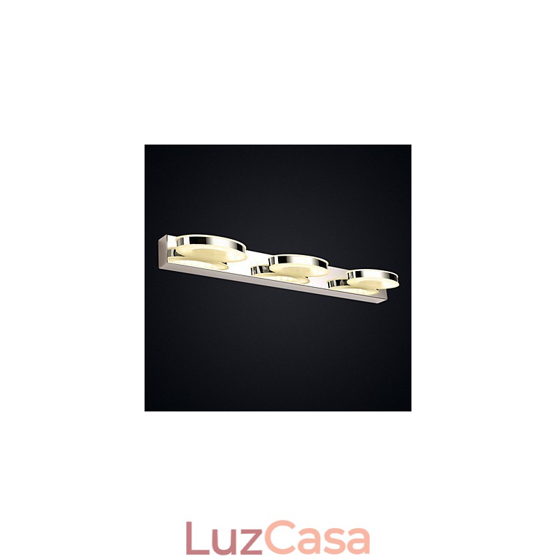 Iluminação de banheiro moderna contemporânea Metal