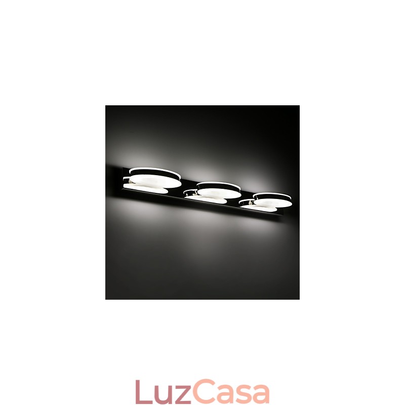 Iluminação de banheiro moderna contemporânea Metal