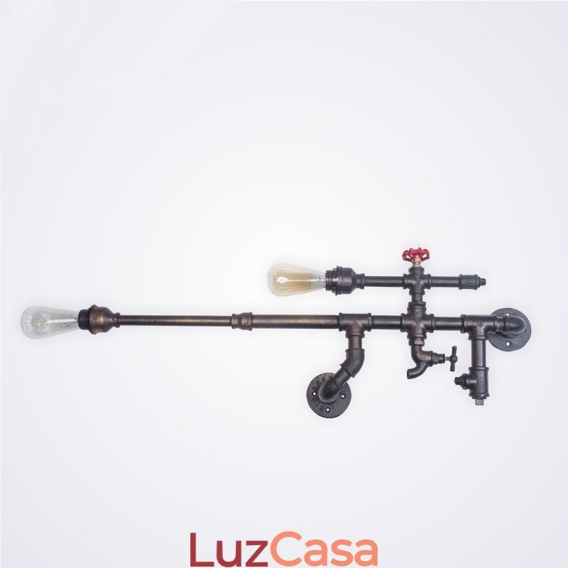 Luminária de parede industrial vintage, banheiro, cozinha, tubo de jantar, luz edison, luxo, sala de jantar, arandelas, lamparas fj db2 014a0