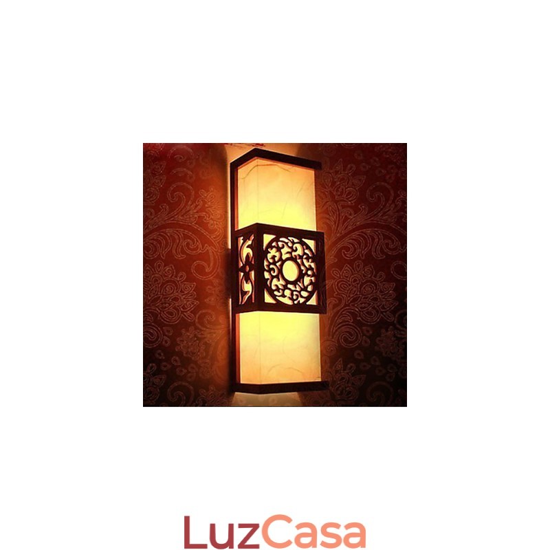 Luminária de parede clássica em pele de carneiro Archaize Corridor Corridor