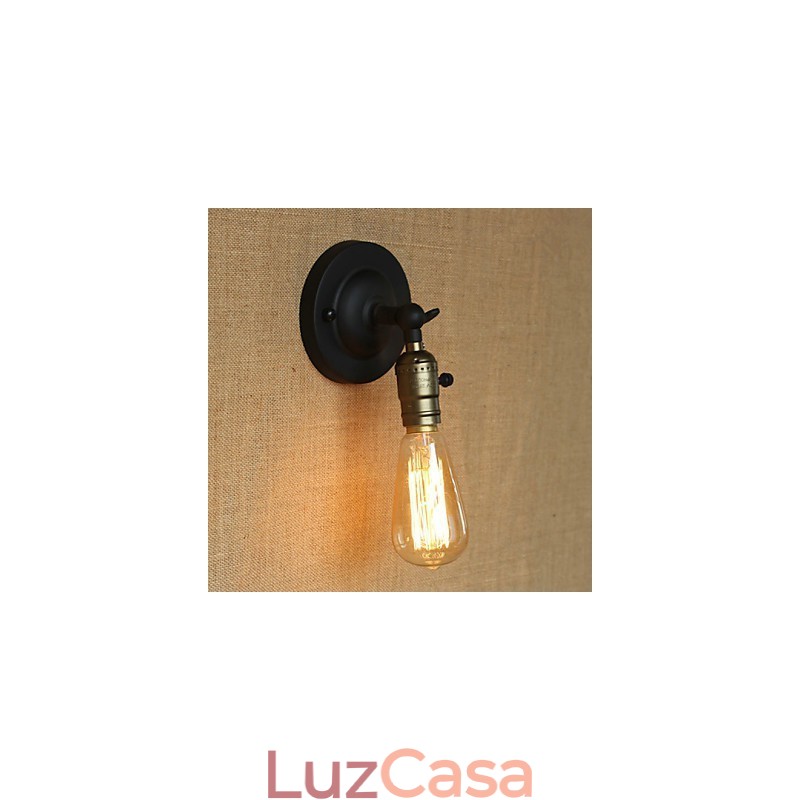 Edison Lâmpada Corredor Retro Minimalista Cabeceira Corredor Café Terraço Canal Mini Arandela