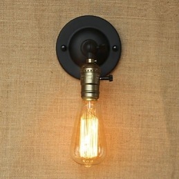 Edison Lâmpada Corredor Retro Minimalista Cabeceira Corredor Café Terraço Canal Mini Arandela