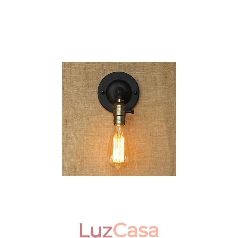 Edison Lâmpada Corredor Retro Minimalista Cabeceira Corredor Café Terraço Canal Mini Arandela