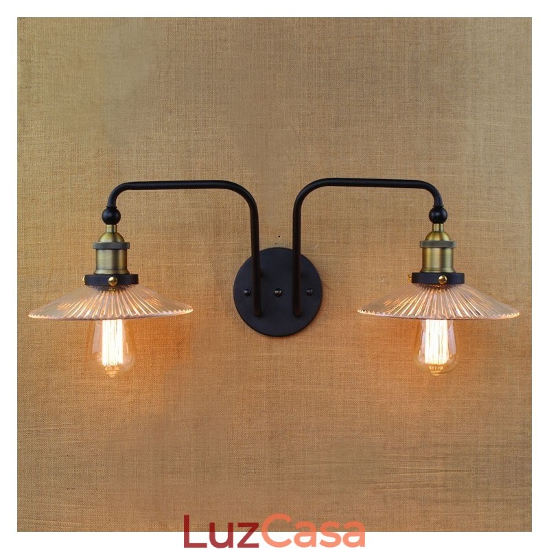 Estilo nórdico industrial personalidade criativa quarto interior mediterrâneo café parede vidro duplo ferro