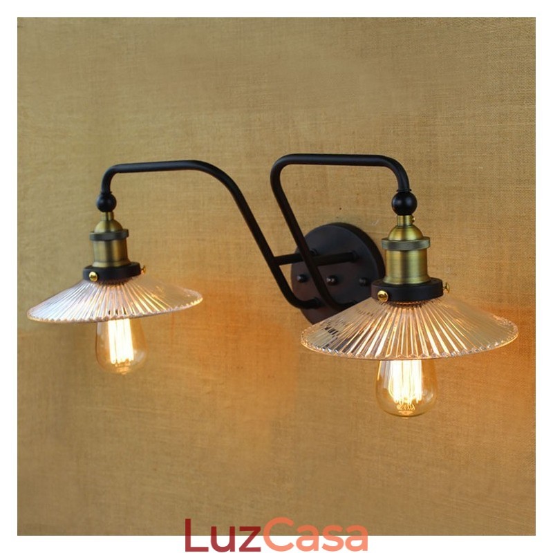 Estilo nórdico industrial personalidade criativa quarto interior mediterrâneo café parede vidro duplo ferro