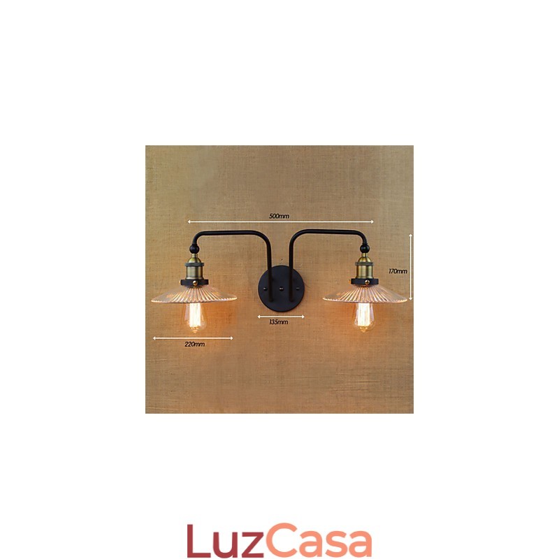 Estilo nórdico industrial personalidade criativa quarto interior mediterrâneo café parede vidro duplo ferro