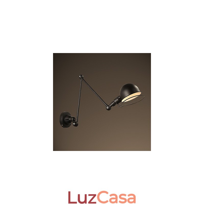 Luzes de braço oscilante modernas e contemporâneas de metal