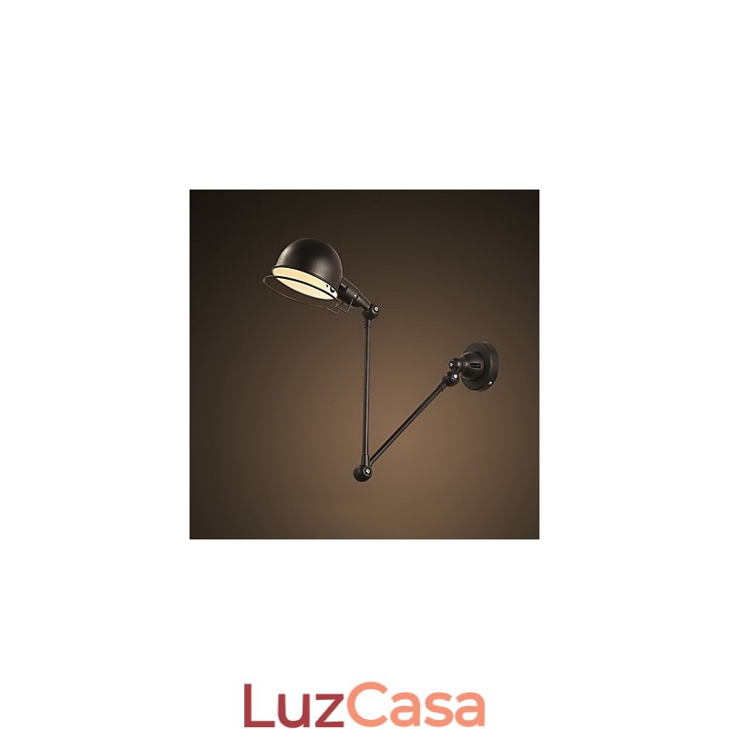 Luzes de braço oscilante modernas e contemporâneas de metal